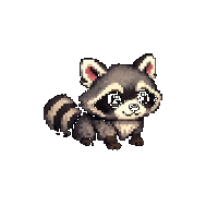 Trash Panda portrait